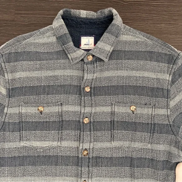 Johnnie-O Teton Indigo Shirt Jacket - Picture 3 of 5